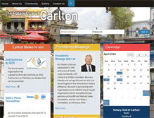 Tablet Screenshot of carltonrotary.org.au